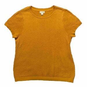 Maison Jules Textured Short Sleeve Crewneck Sweater, NWOT!!